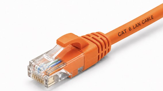 CAT 6 LAN-Kabel mit RJ45-Stecker