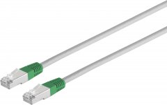 Patchkabel Cat.5E, SF/UTP, Crossover, grau, 2 m, RJ-45 - Cat.5E SF/UTP Crossover, grau, RJ-45, 100MH