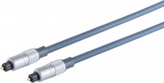Home-Cinema Toslink-Kabel vergoldete Stecker 3 m Lichtwellenleiter - Toslink/Toslink, optisches