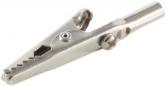 Krokodilklemme blank unisoliert Metall Labor Pr�ftechnik - Krokodilklemme blank unisoliert, Labor