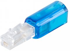Twist-Stop Telefonkabel Entdreher blau - Telefon-Entdreher blau, Anti-Tangle, Anti-Drall