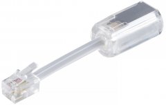 Twist-Stop Telefonkabel Entdreher schwarz - Telefon-Entdreher blau, Anti-Tangle, Anti-Drall