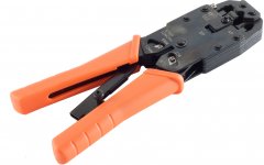 Universal-Crimpzange 8/8, 6/6 DEC, 4/4 Western-Stecker, Metall - Modular-Crimpzange, 8-polig