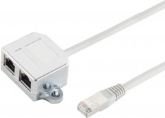 Cat.5E Patchkabeladapter, Ethernet/Ethernet, 0,1 m, RJ45 - Cat.5E Patchkabeladapter RJ45