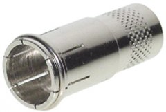 F-Doppelstecker - F-Doppelstecker, F-Stecker auf F-Stecker, 75 Ohm, SAT - F-Stecker auf F-Stecker
