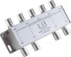 F-Serie, Stammverteiler2-fach, 5-2400 MHz DC 85dB - F-Stammverteiler, 5-2400 MHz, DC-Durchlass, SAT