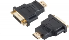 Adapter HDMI-Stecker / DVI-D \(24+1\) Buchse verg. - HDMI-A Stecker auf DVI-D \(24+1\) Buchse