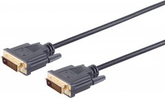 DVI-D Verbindungskabel, 24+1, Dual-Link, 1,5m - DVI-D (24+1) Stecker auf DVI-D (24+1) Stecker, Dual-