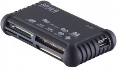 USB 2.0 Kartenleseger�t 6 in 1, SD, microSD, CF, Plug-and-Play - USB 2.0 Kartenleseger�t 6-in-1, SD