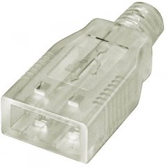 USB-A Schutzhaube transparent, Stecker - USB-A Schutzhaube transparent, Stecker Staubschutz