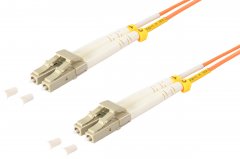 Duplex Patchkabel LC/LC, OM2, 50/125�m, orange, 10,0 m - Multimode 50/125�m, LSZH, LWL Glasfaser