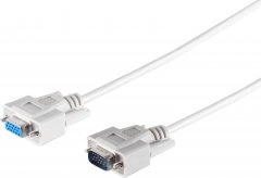 S-VGA-Verl�ngerungskabel HDD Stecker/Buchse, 75?, 1,8 m - S-VGA Verl�ngerungskabel, HDD 15pol, 75?,