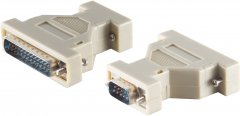 SUB-D Adapter 9pol Sub-D-St / 25pol Sub-D-St - SUB-D Adapter 9-pol auf 25-pol Stecker, RS232 DB9