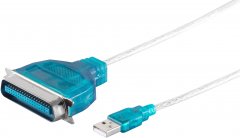 USB-A auf LPT Centronics 36-polig Adapterkabel, 1,2 m, Drucker - USB-A auf LPT Centronics 36-pol, 1,