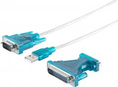 USB 2.0 auf RS-232 Adapterkabel, seriell, 9-polig, Treiberunterst�tzung - USB-A auf RS-232 DB9