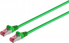 Patchkabel Cat.6A, S/FTP, PIMF, LSZH, grün, 2,0 m, RJ-45 - Cat.6 Patchkabel slim, U/UTP, 250MHz