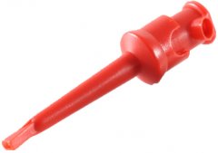Pr�fspitze Haken kurz rot Messpitze Labor Pr�fadapter - Pr�fspitze Haken kurz, Labor Messtechnik