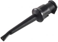 Pr�fspitze Haken kurz schwarz Messpitze Labor Pr�fadapter - Pr�fspitze Haken kurz, Labor