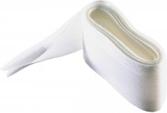 Flex Kabelkanal mit Klettverschluss 32mm wei� Gewebeschlauch Polyester Nylon 2 m - Klettverschluss