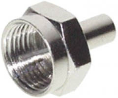 F-Abschlu�widerstand EC - F-Abschlusswiderstand, 75 Ohm, F-Stecker, SAT/BK - 75 Ohm Abschluss