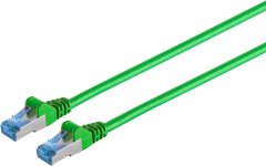 Patchkabel Cat.6A, S/FTP, PIMF, grün, 0,25 m, RJ-45, 10-Gbit/s - Cat.6 Patchkabel slim, U/UTP, 250MH