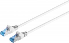 Patchkabel Cat.6A, S/FTP, PIMF, weiß, 1,0 m, RJ-45, 10-Gbit/s - Cat.6 Patchkabel slim, U/UTP, 250MHz