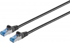 Patchkabel Cat.6A, S/FTP, PIMF, schwarz, 7,5 m, RJ-45, 10-Gbit/s - Cat.6 Patchkabel slim, U/UTP, 250