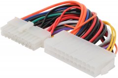 Int. Stromkabel 24pol ATX Buchse/20pol ATX St0,15m - PC intern Netzkabel, 24pol ATX Buchse/20pol