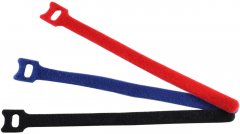 Klettkabelbinder lang farbig 12 St�ck Nylon Polyester 1,26 cm � 20,0 cm - Klettstreifen, Nylon