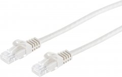 RJ45 Patchkabel CAT 7 Rohkabel UTP grau 1m - PVC, RJ45 Stecker auf RJ45 Stecker (8P8C), 600 MHz