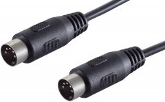 5-pol. DIN-Stecker - 5-pol. DIN-Stecker, 1,5m - 5-pol DIN-Stecker - 5-pol DIN-Stecker, vergossen