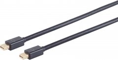 Mini DisplayPort 1.2 Verbindungskabel, 4K, 2m - Mini DisplayPort Stecker auf DisplayPort Stecker