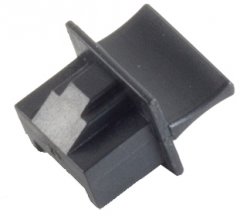 RJ-45 Staubschutz schwarz - RJ-45 Stecker, ABS, Staubschutz f�r RJ-45 Buchse, setzen Sie sie in�