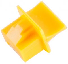 RJ-45 Staubschutz gelb - RJ-45 Stecker, ABS, Staubschutz f�r RJ-45 Buchse, setzen Sie sie in�
