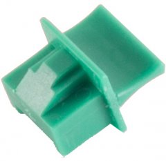 RJ-45 Staubschutz gr�n - RJ-45 Stecker, ABS, Staubschutz f�r RJ-45 Buchse, setzen Sie sie in�