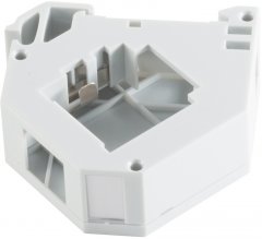 Keystone Anschlussbox f�r Hutschienen, STP, grau - Platz f�r ein Keystone-Modul sowie Kabelauslass