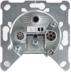 Antennensteckdose Klemmtechnik TV/Radio/SAT Einzeldose \(Stichdose\) UP 1dB Zinkdruckguss