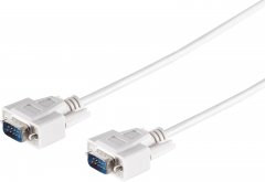 SUB-D Anschlu�kabel 2x9-pol. Sub-D-Stecker 1,8m - SUB-D 9-pol Stecker auf 9-pol Stecker, RS-232