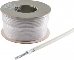 Cat.5E SF/UTP Patchkabel (Meterware), LSZH, grau, 25 m, Netzwerkverkabelung - Cat.5E SF/UTP