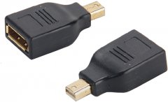 Mini DisplayPort 1.2 Adapter, DP-Buchse, 4K - Mini DisplayPort Stecker auf DisplayPort Buchse, 4K