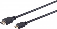 HDMI (A) St. - HDMI (C) St. verg. UHD 1,5m - HDMI-A Stecker auf HDMI-A Stecker, 4K (60Hz), HDCP 2.2