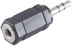 Adapter Klinkenstecker Stereo 3,5 mm auf Klinkenkupplung Mono 3,5 mm Audio - 3,5mm Stereo auf 3,5mm