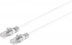 RJ45 Patchkabel CAT 7 Rohkabel UTP wei� 15m - PVC, RJ45 Stecker auf RJ45 Stecker \(8P8C\), 600 MHz