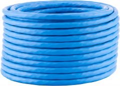 Cat. 8 Verlegekabel, S/FTP, LSZH, blau, 50m - LSZH \(Halogenfrei\), Cat. 8 \(Class I\), 2000MHz