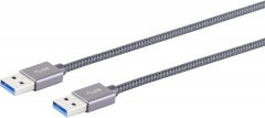 USB-A Verbindungskabel ProSeries USB 3.2 Gen 2x1 10Gbps ALU grau 0,5m - USB-A ProSeries, USB 3.2