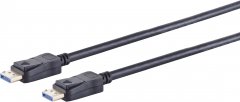 DisplayPort 2.0 Verbindungskabel, 8K, UHBR10, 0,5m - DisplayPort Stecker auf DisplayPort Stecker