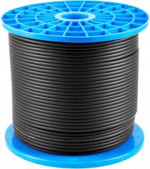 Solarkabel 6mm�, H1Z2Z2-K, bulk, schwarz, 250m - AC U0/U = 1 kV, verzinntes Kupfer, Rundkabel