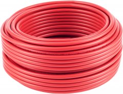 Solarkabel 4mm², H1Z2Z2-K, CPR, bulk, rot, 25m - AC U0/U = 1 kV, verzinntes Kupfer, Rundkabel