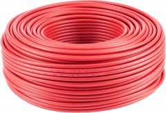 Solarkabel 4mm², H1Z2Z2-K, CPR, bulk, rot, 100m - AC U0/U = 1 kV, verzinntes Kupfer, Rundkabel