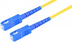 LWL SX Patchkabel SC/SC UPC 9/125µ, OS2 gelb, 5m - Simplex, LSZH, OS2 / G.652.D, Singlemode…